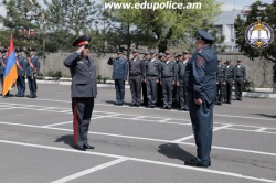 Торжественная церемония принятия присяги курсантами Учебного центра Образовательного комплекса полиции РА