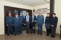 Делегация департамента транснациональных угроз  ОБСЕ в Образовательном комплексе полиции РА