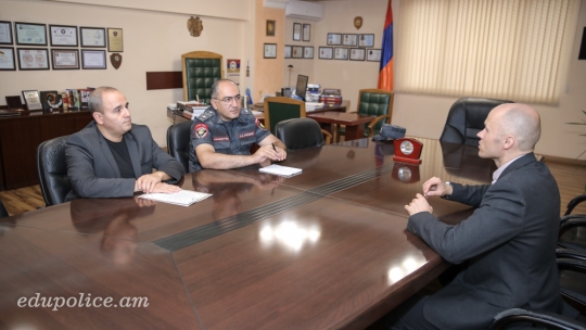 Փոխանակման ծրագրով ՀՀ ոստիկանության կրթահամալիր էր այցելել Չեխիայի ոստիկանական ուսումնական դեպարտամենտի ներկայացուցիչը