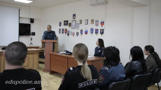 The meeting of scientific group was held on “The main problems of legality in police”
