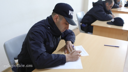 Final attestation examination of the  preliminary vocational education on “Patrolling” has been launched