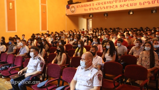 Your entrenchment to serve to the motherland is here: meeting with the learners of bachelor degree of paid based education