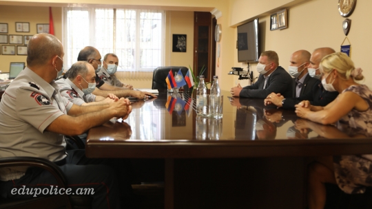 The visit of Czech delegation to the Educational Complex of Police of RA