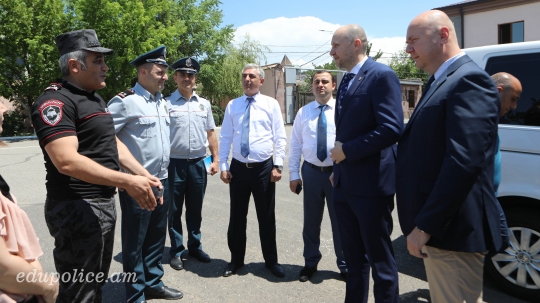 Visit of the delegation of general inspection of security forces of the Czech Republic 