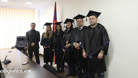 Master degree graduates received their diplomas