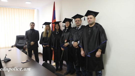 Մագիստրոսները դիպլոմ ստացան 