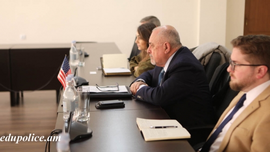 Միջազգային քրեական հետաքննությունների վերապատրաստման ծրագրի ներկայացուցիչները ՀՀ ոստիկանության կրթահամալիրում Միջազգային քրեական հետաքննությունների վերապատրաստման ծրագրի ներկայացուցիչները ՀՀ ոստիկանության կրթահամալիրում