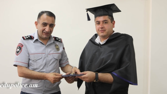 Master degree graduates received their diplomas